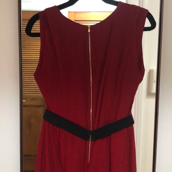 Sandro red bow dress size 3 - Picture 4 of 4